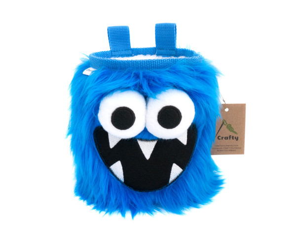 Crafty Blue Five Toothed Monster Chalk Bag