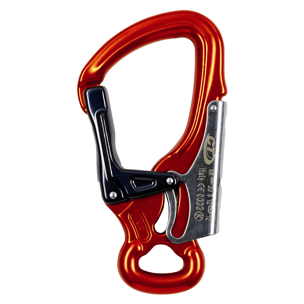 Abbildung 8 Abseilgerät aus Aluminiumlegierung Karabiner in D Form, 