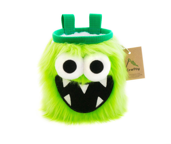Crafty Green Five Toothed Monster Chalk Bag