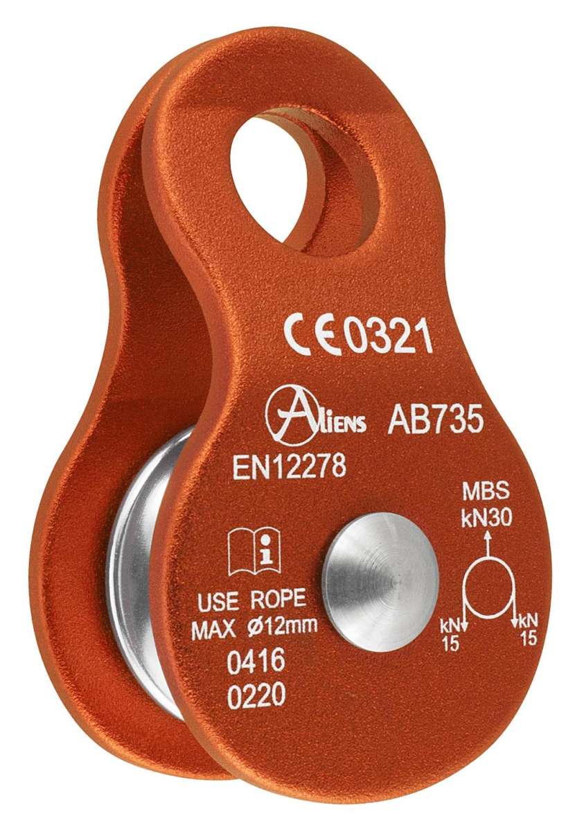 Seilrolle Für Klettern Und Abseilen,30KN Robustes Produktbild-Vorschau 12