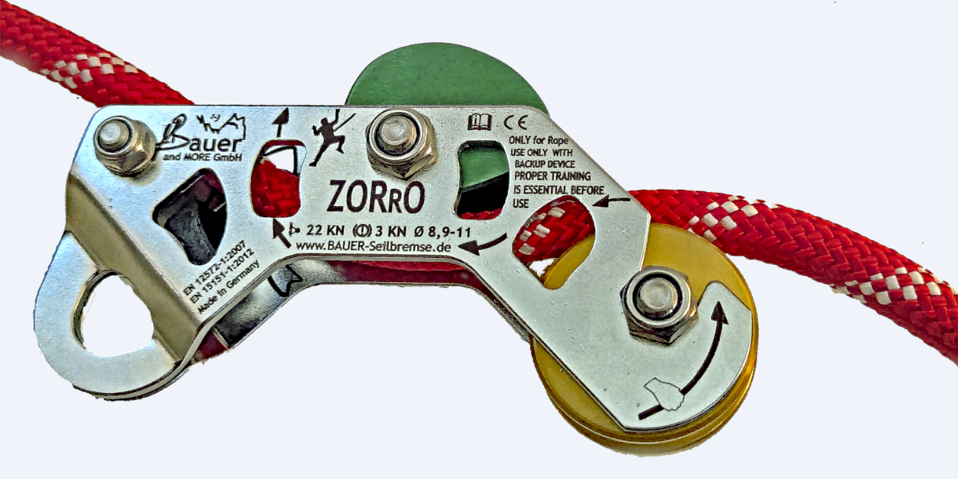 Bauer Seilbremsen Klettern Bouldern